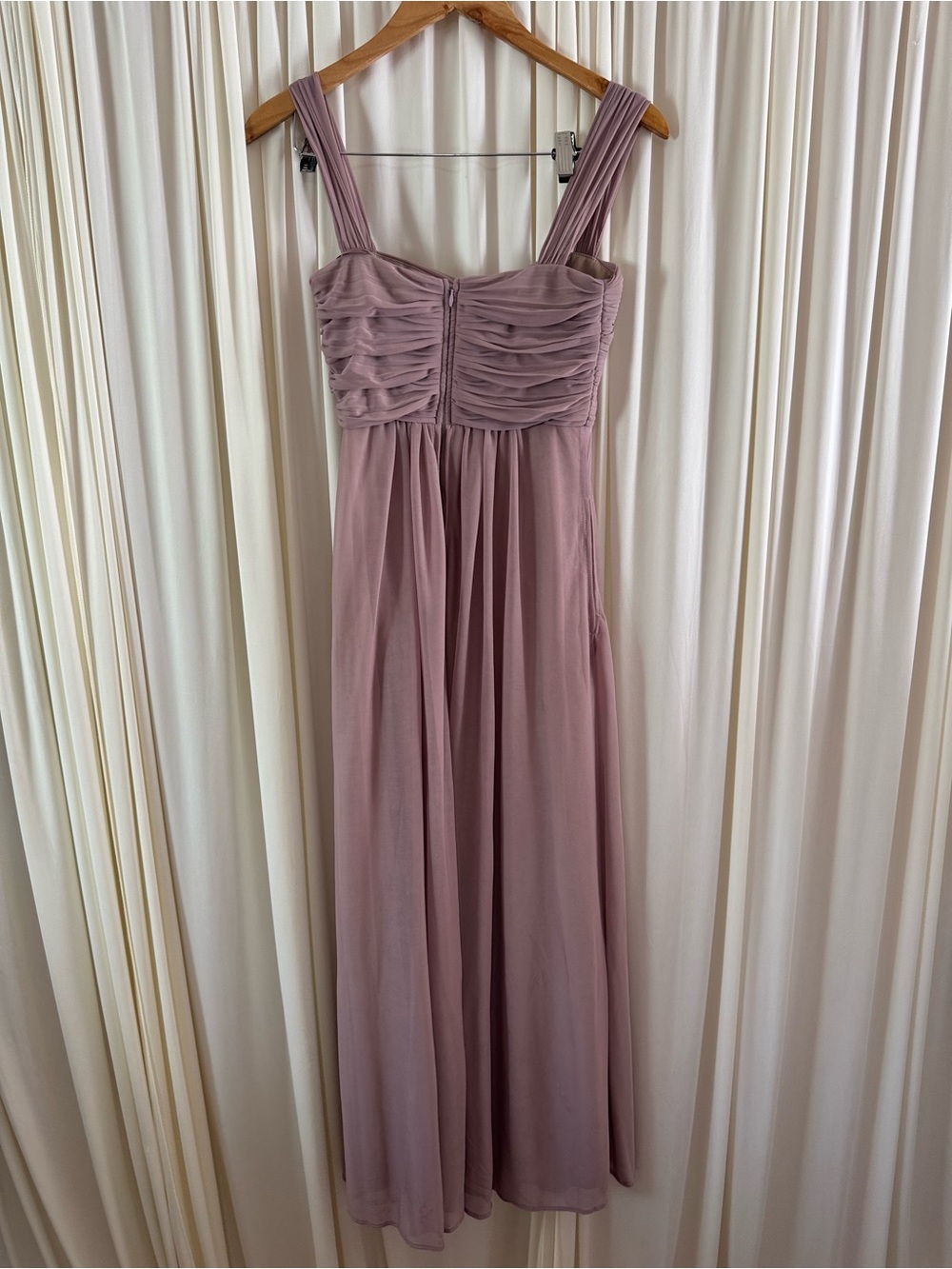 Birdy Grey Maria Convertible Maxi Dress Mauve Bridesmaid Wedding Sweetheart XS - Picture 5 of 6